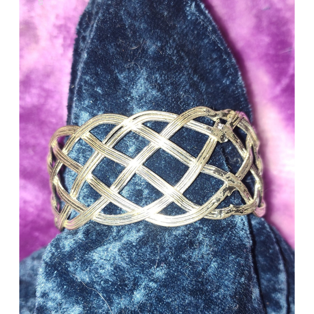 Braided Silver Plated Bracelet